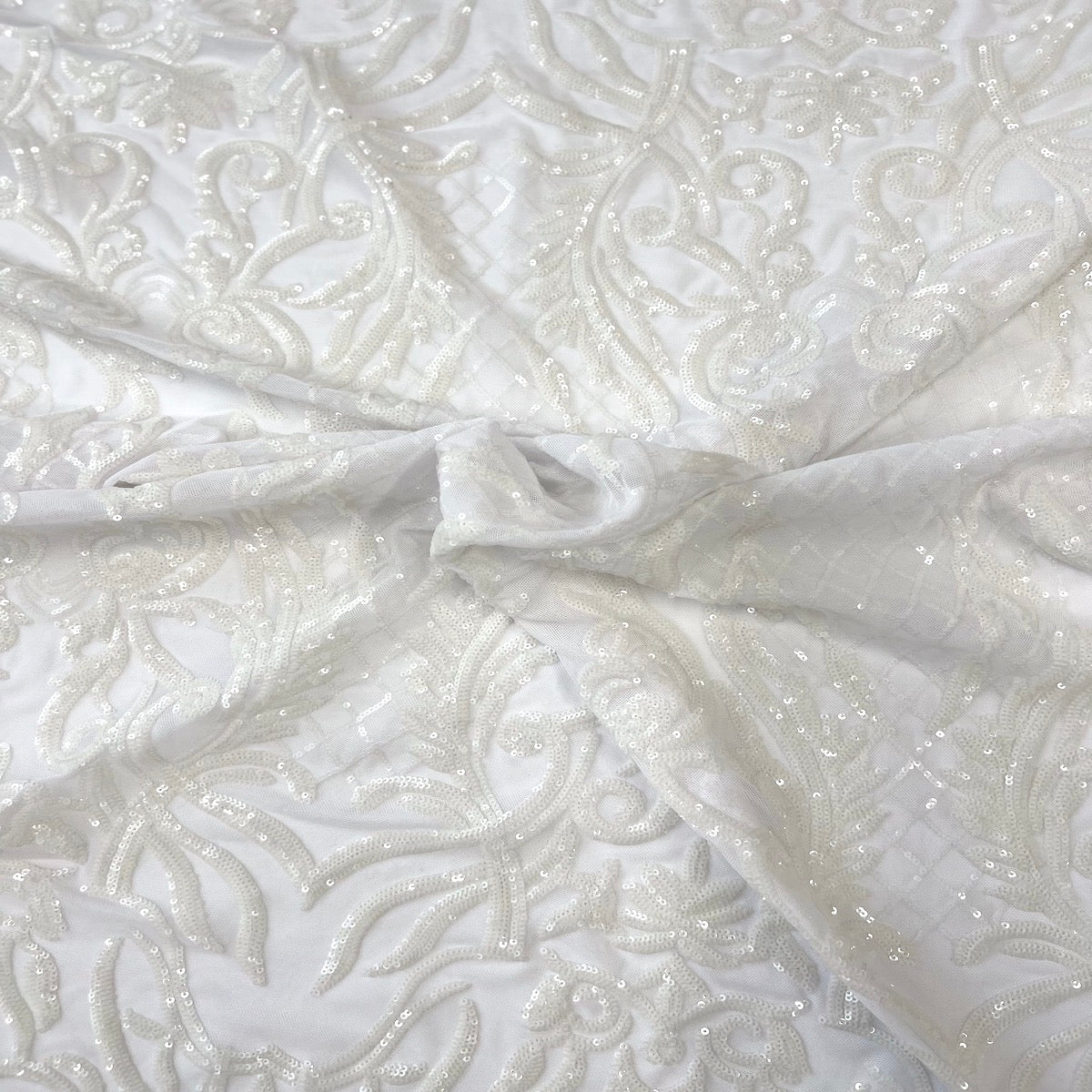Luna Stretch Sequins Fabric | Spandex Palace