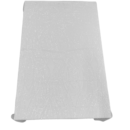 Selena Wave Stretch Sequins Fabric | Spandex Palace