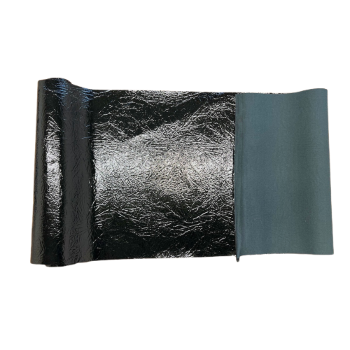 Crushed Distressed Foil Chrome Mirror Reflective Vinyl Fabric