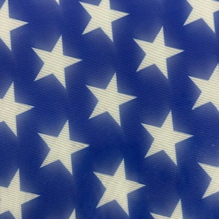 Classic Star Print Spandex Elite 4-Way Stretch Mesh | Spandex Palace Royal White