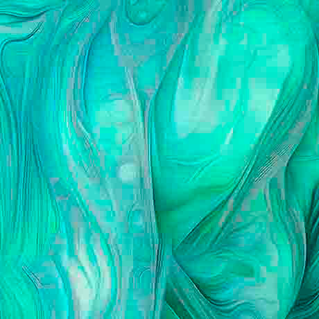 Jade Horizons Ombre Wave Cotton 44"/45" Fabric Per Yard