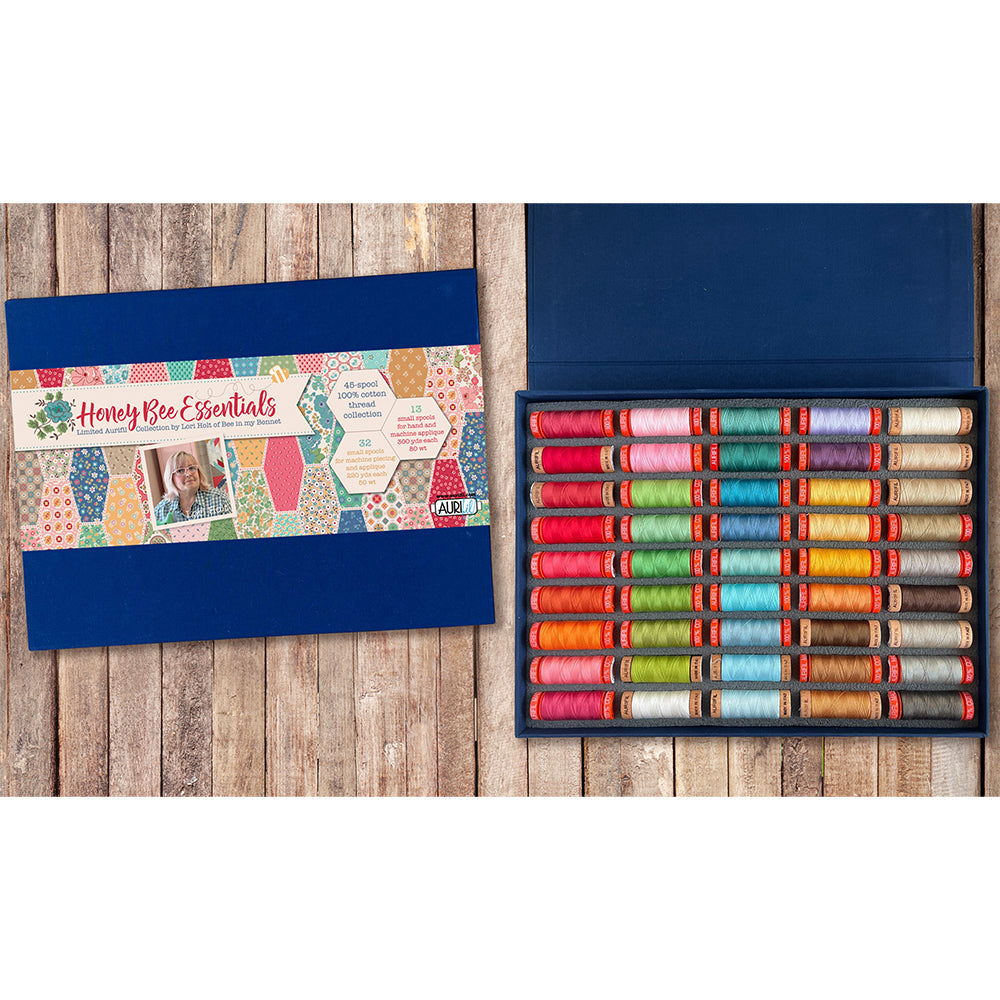 Aurifil Honey Bee Essentials 45 Spool Thread Collection