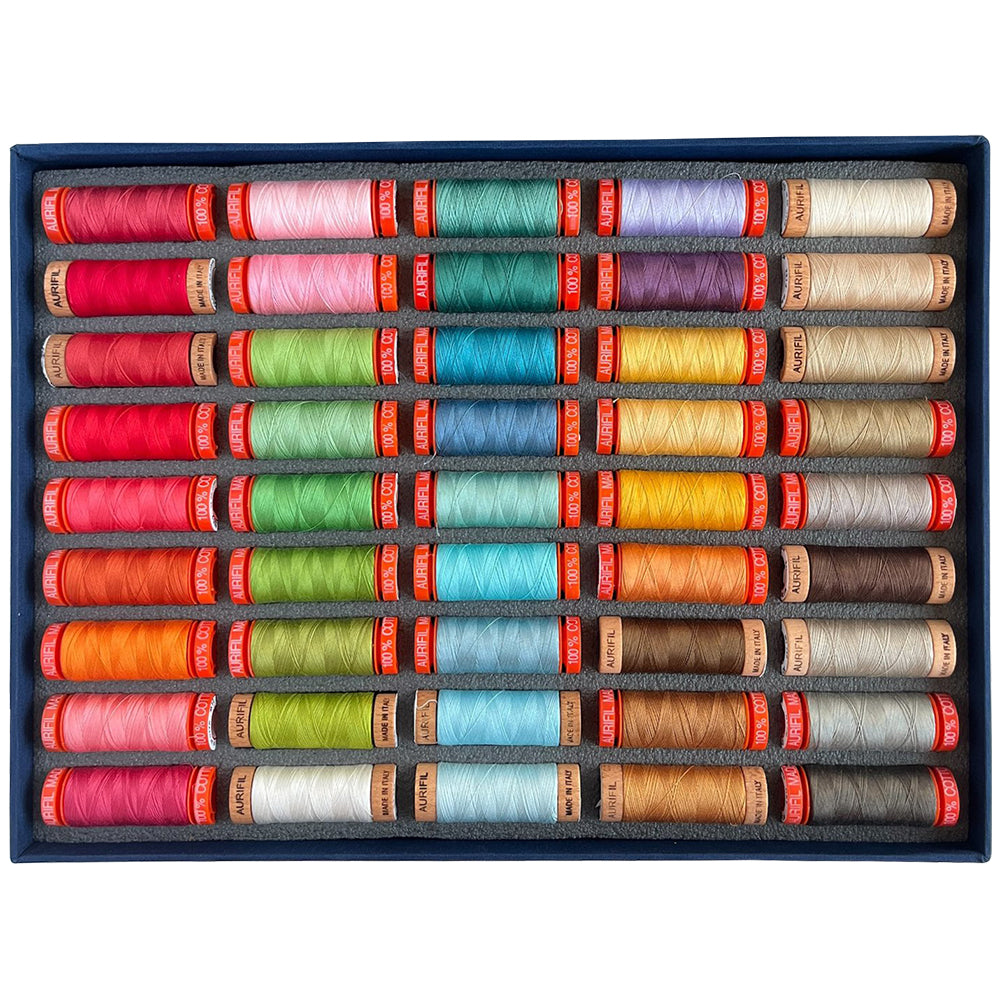 Aurifil Honey Bee Essentials 45 Spool Thread Collection