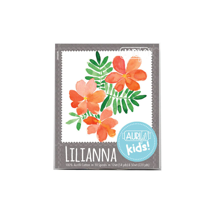 Aurifil, Lilianna 10 Spool Thread Collection