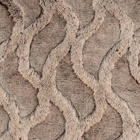 Luxe Cuddle Bunny Bailey Chocolate/Almond Fabric per yard