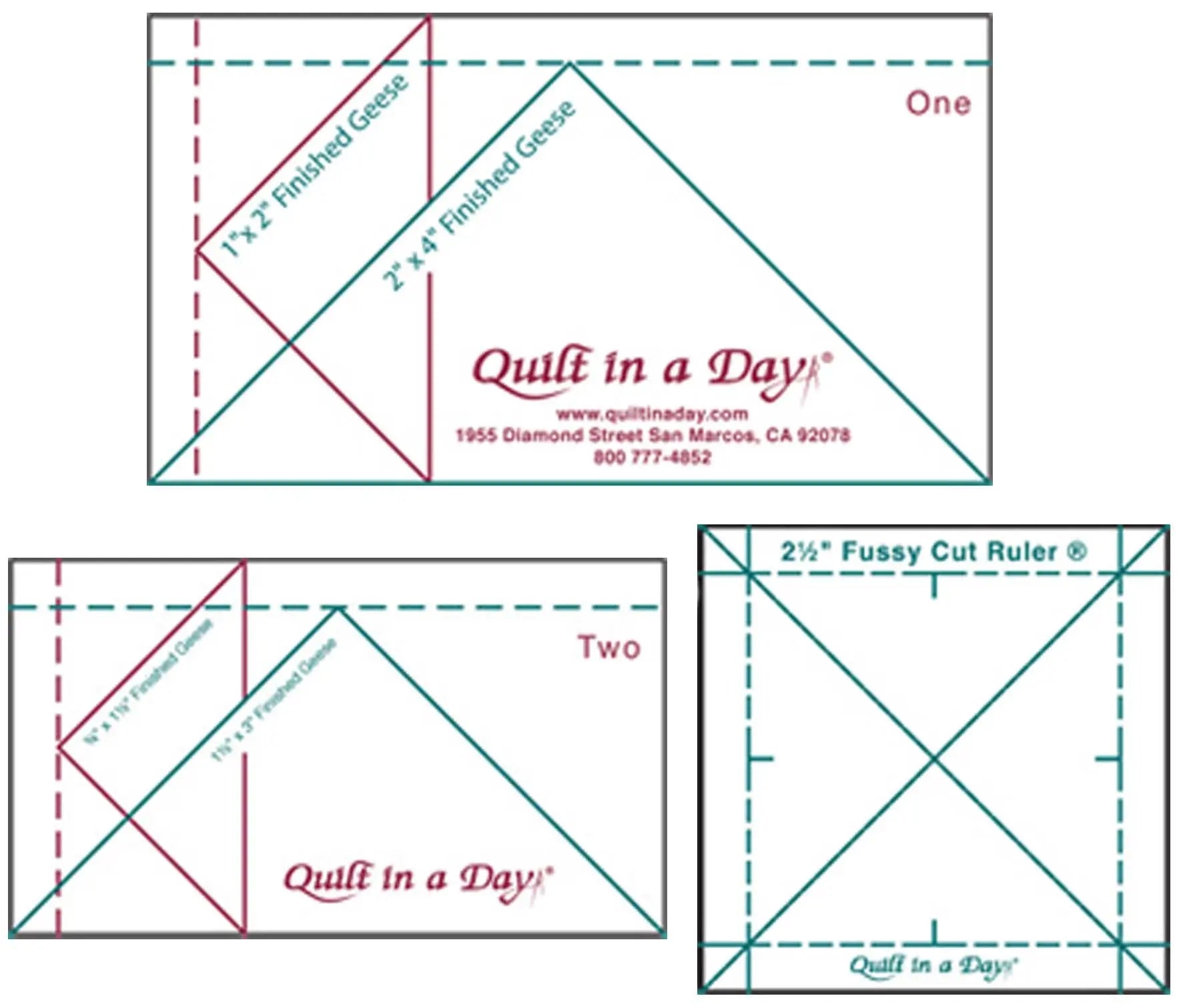 Mini Geese Ruler Set 3pc