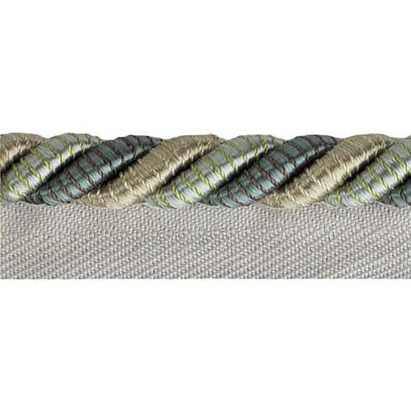 Mulberry Collection - 3/8" Width CORD WITH LIP (25 Yard Roll) - BC-10003-23/63 Teal and Moss