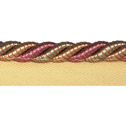 Mulberry Collection - 3/8" Width CORD WITH LIP (25 Yard Roll) - BC-10003-88/06 Dark Brick and Brown