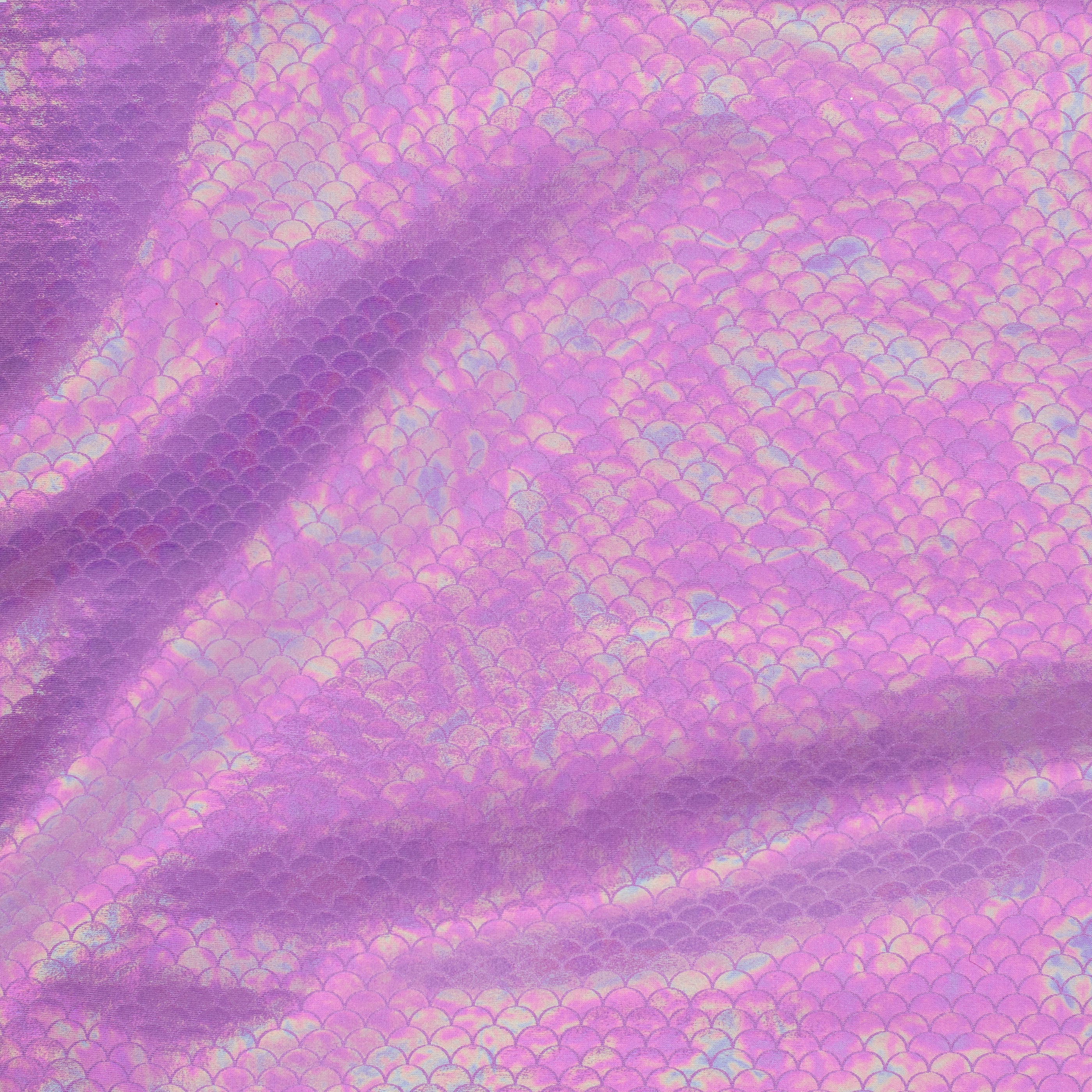 Shell Mermaid 4 Way Nylon Spandex Little Illusion Foil fabric | Spandex Palace