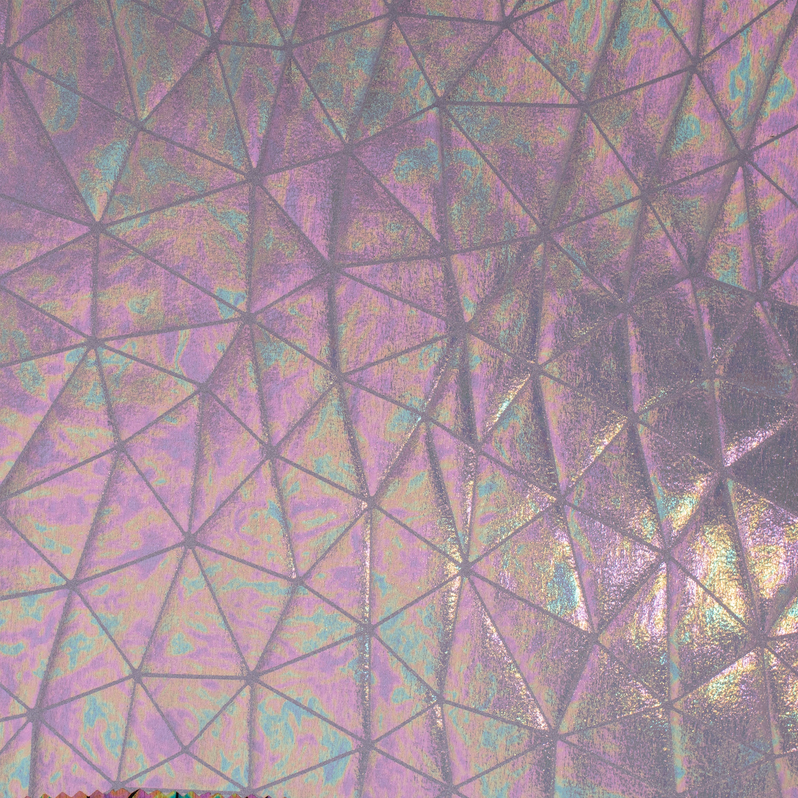Bohemian Magic Illusion on Nylon Spandex Tricot Fabric | Spandex Palace Lilac