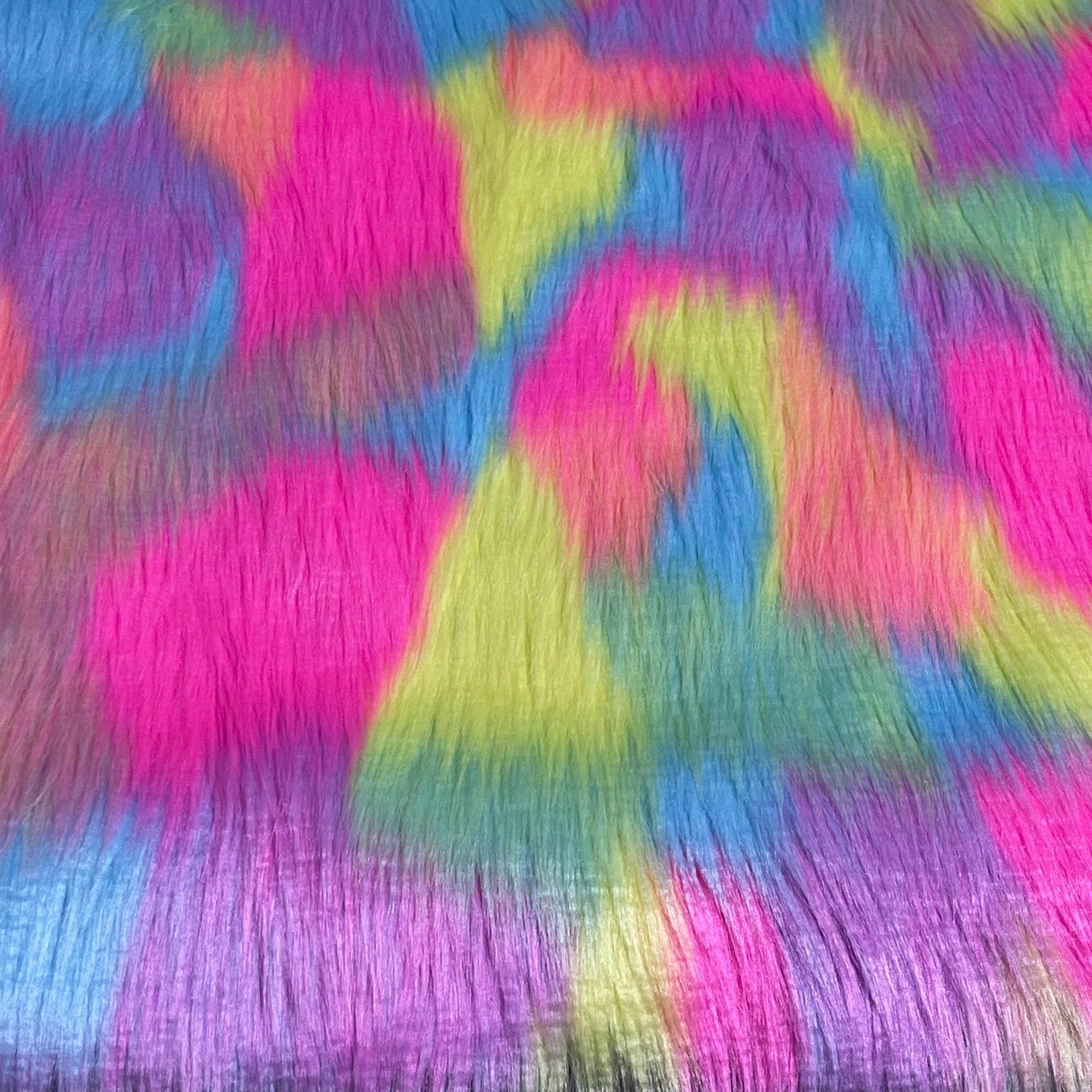 Faux Fur Fabric Squares For DIY Crafts 4X4 Inch | Multi packs
