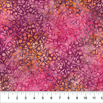 Pink Purple Abstract Flora 83633-27 Cotton 44/45 Fabric Per Yard
