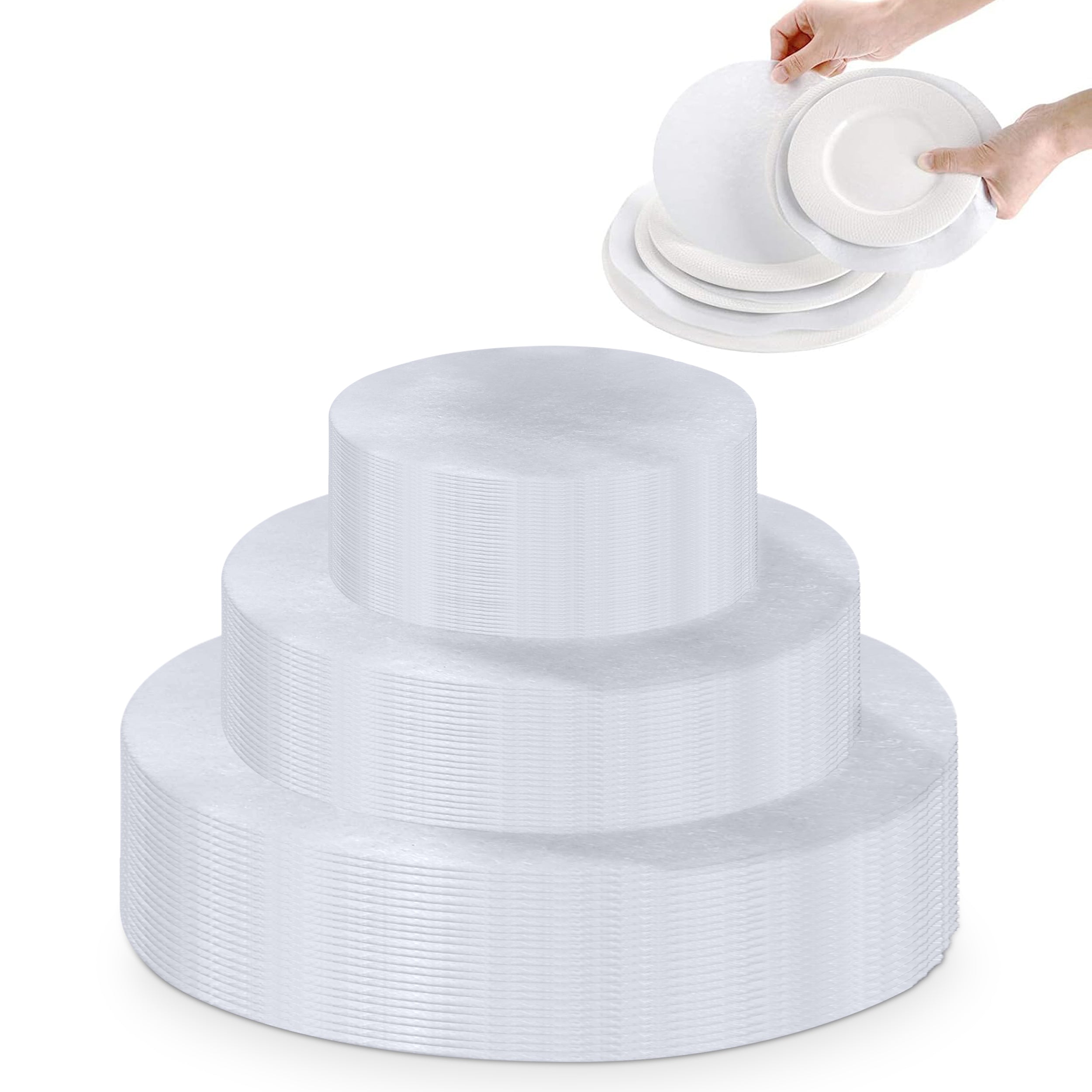 Felt Dish Protectors Plate Dividers 48 Piece Set