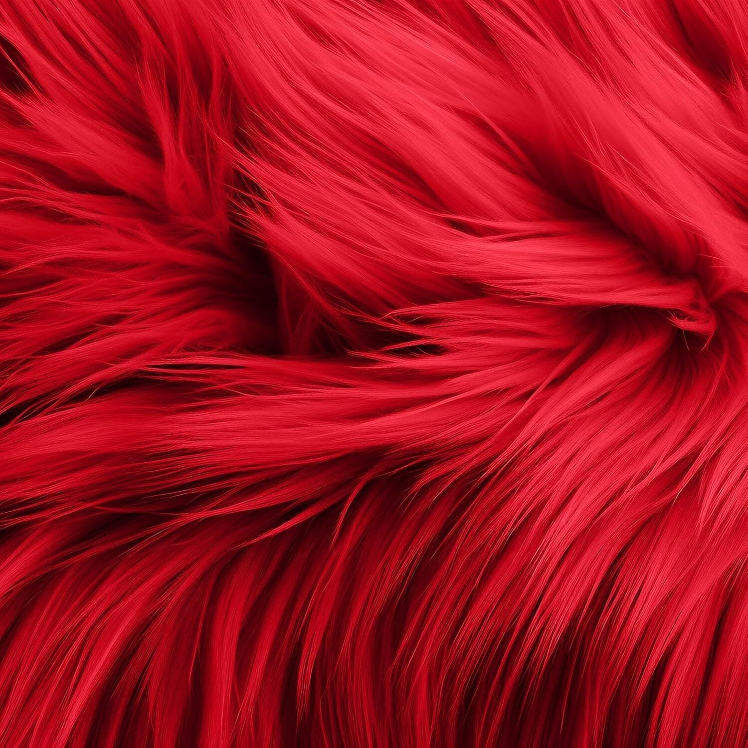 Shaggy Faux Fur Fabric Squares 10X10 Inch DIY Craft Fur Patches