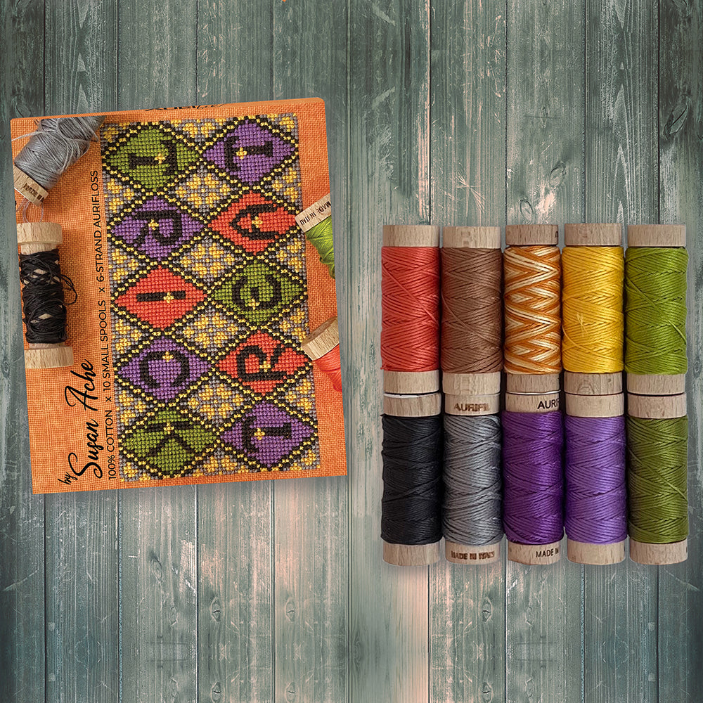 Aurifil Trick or Treat 10 Spool Thread Collection