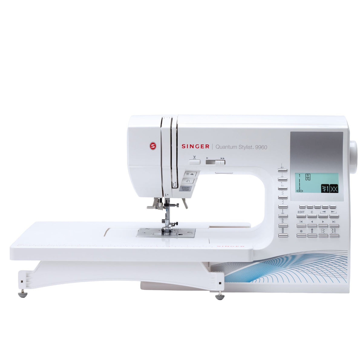 SINGER® Quantum Stylist™ 9960 Sewing Machine with Extension Table