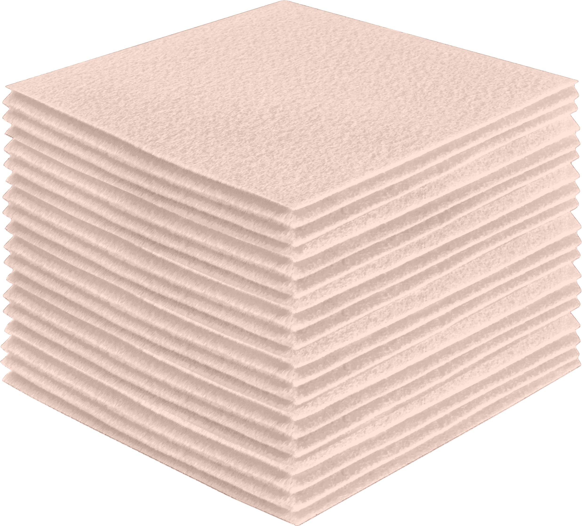 FabricLA Acrylic Felt Craft Sheet Packs – Sand | Soft 100% Acrylic Felt Sheets for DIY & Crafts