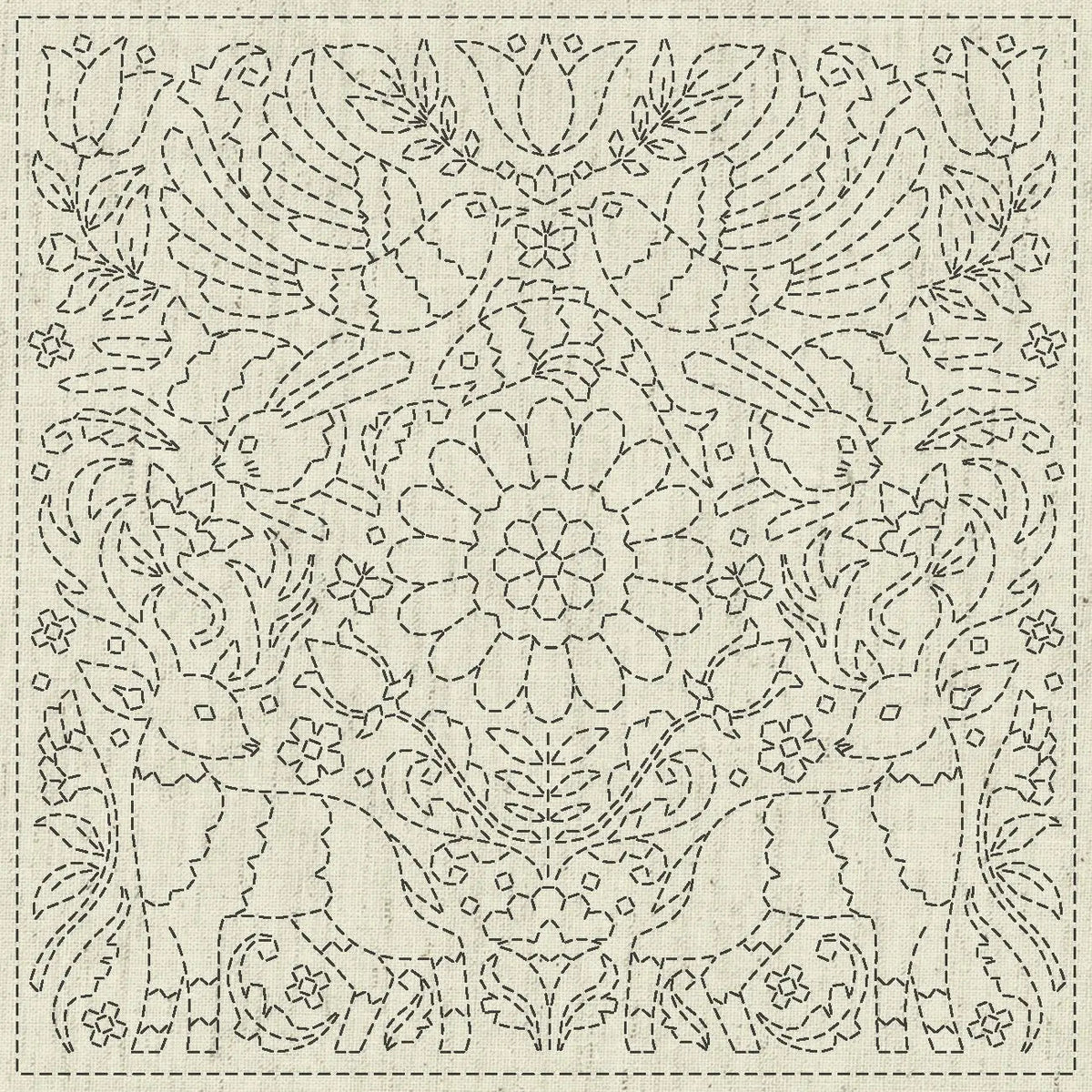 Sashiko Cloth Good News