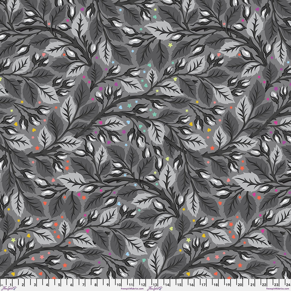 Shadow Nip in the Bud Graywork 108" Cotton Wideback Fabric Per Yard