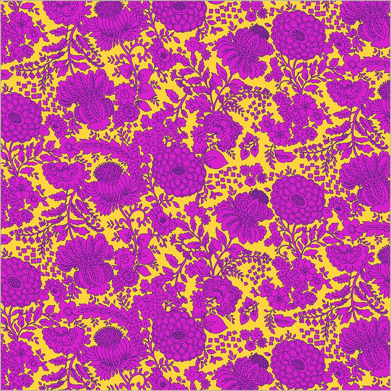 Sweet Talk Kim Yellow Cotton 44/45 Fabric Per Yard