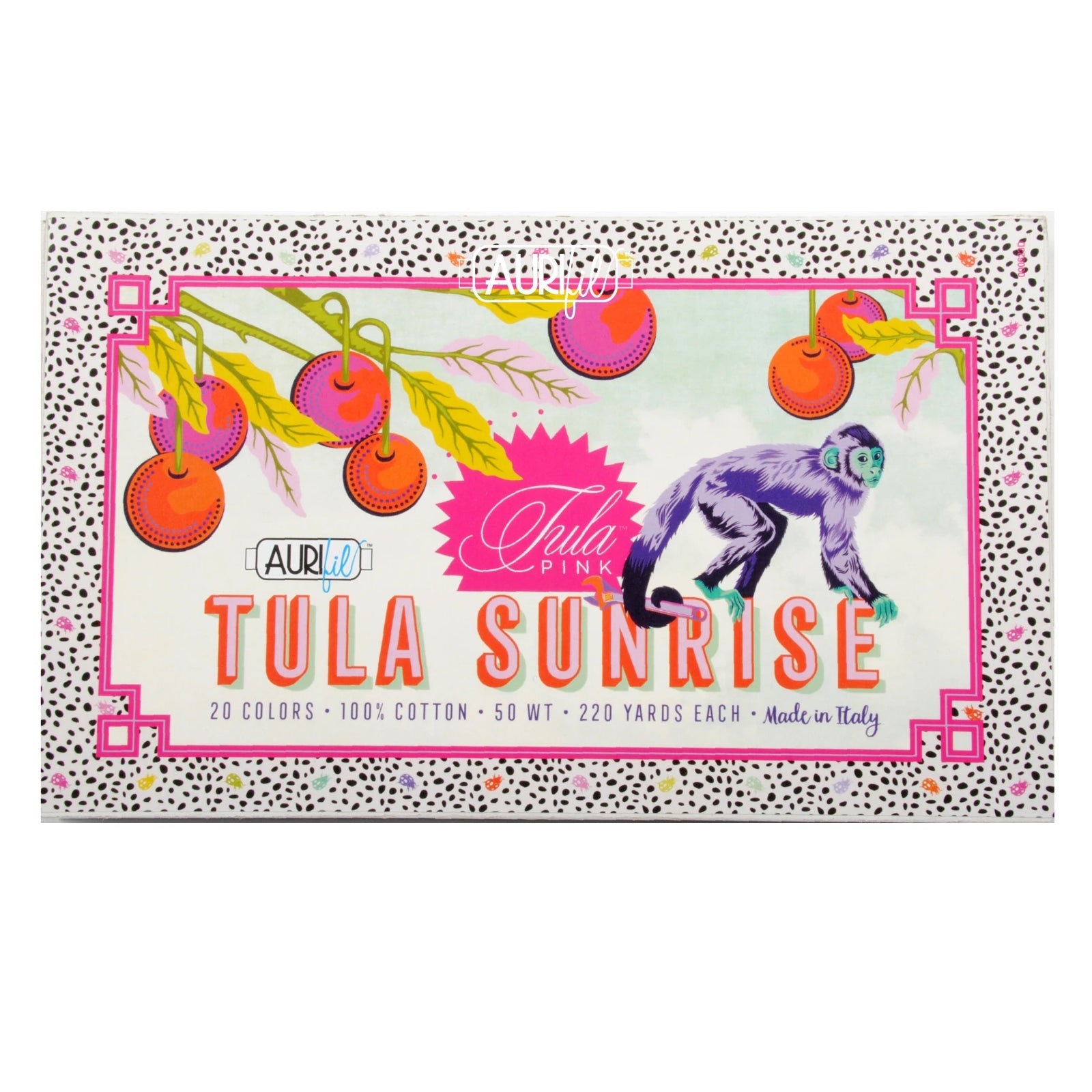 Tula Pink, Aurifil Sunrise 20 Spool Thread Collection