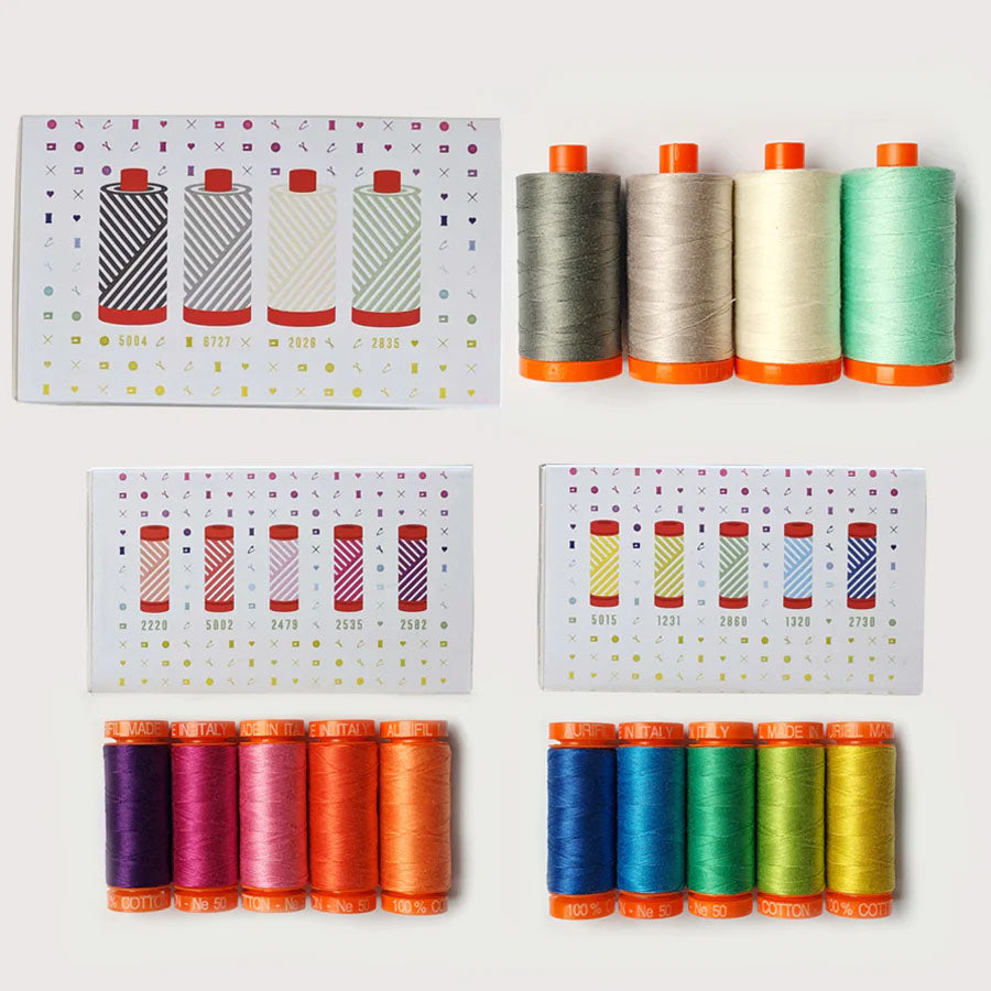 Aurifil, Tula Pink Homeade 14 Spool Thread Collection