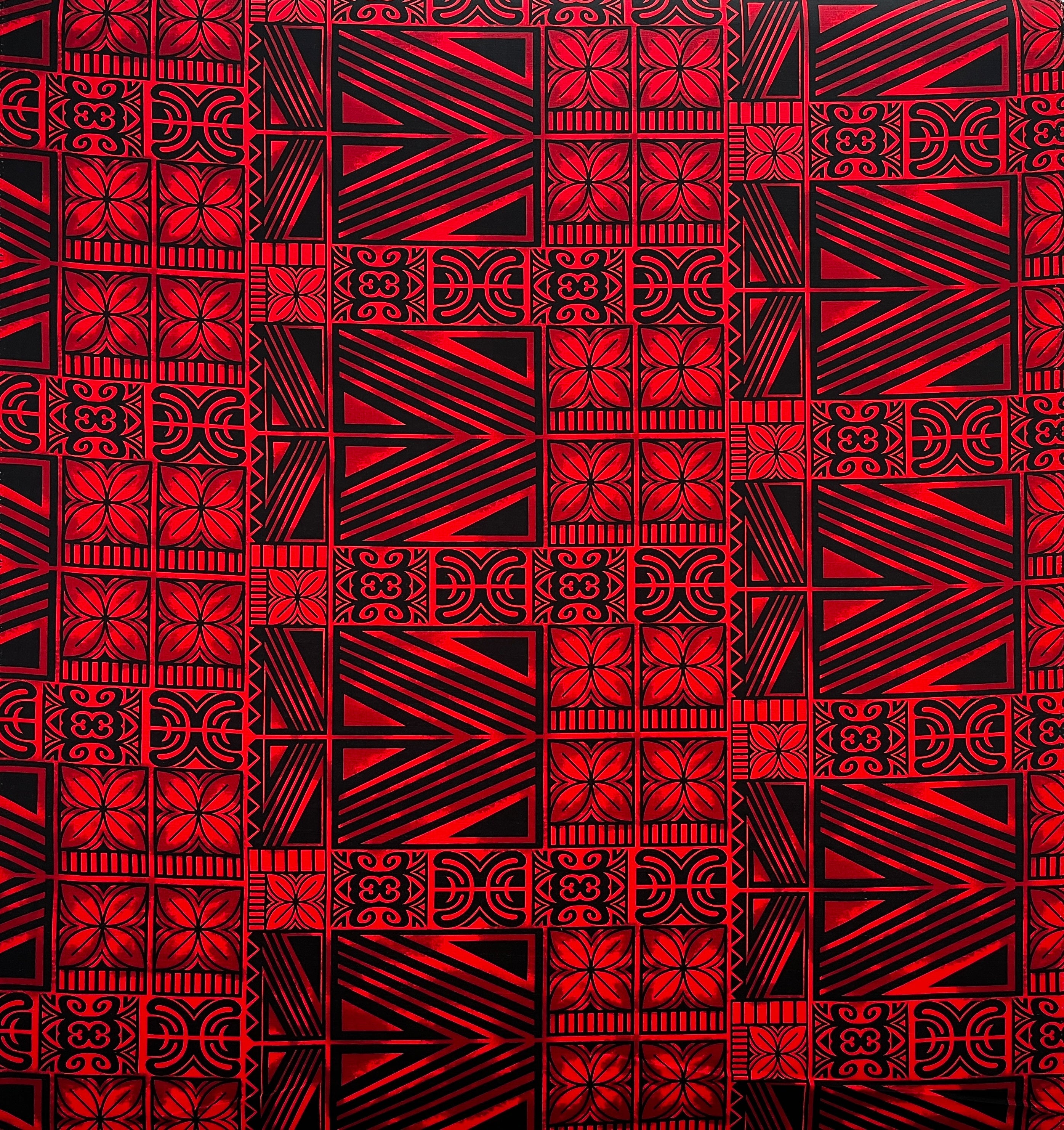 Traditional Polynesian Tapa Light Barkcloth Fabric # 2 | Islands Fabric