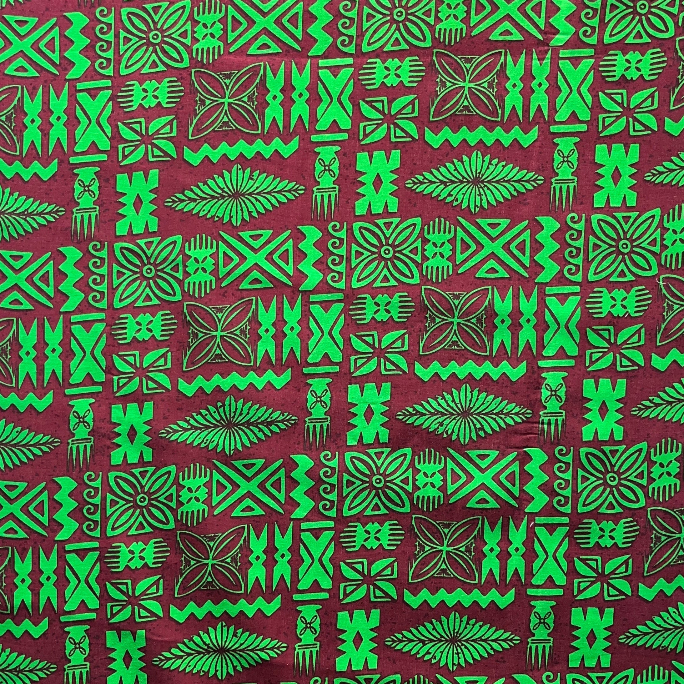 Tribal Tapa Cotton Light Barkcloth Fabric | Islands Fabric