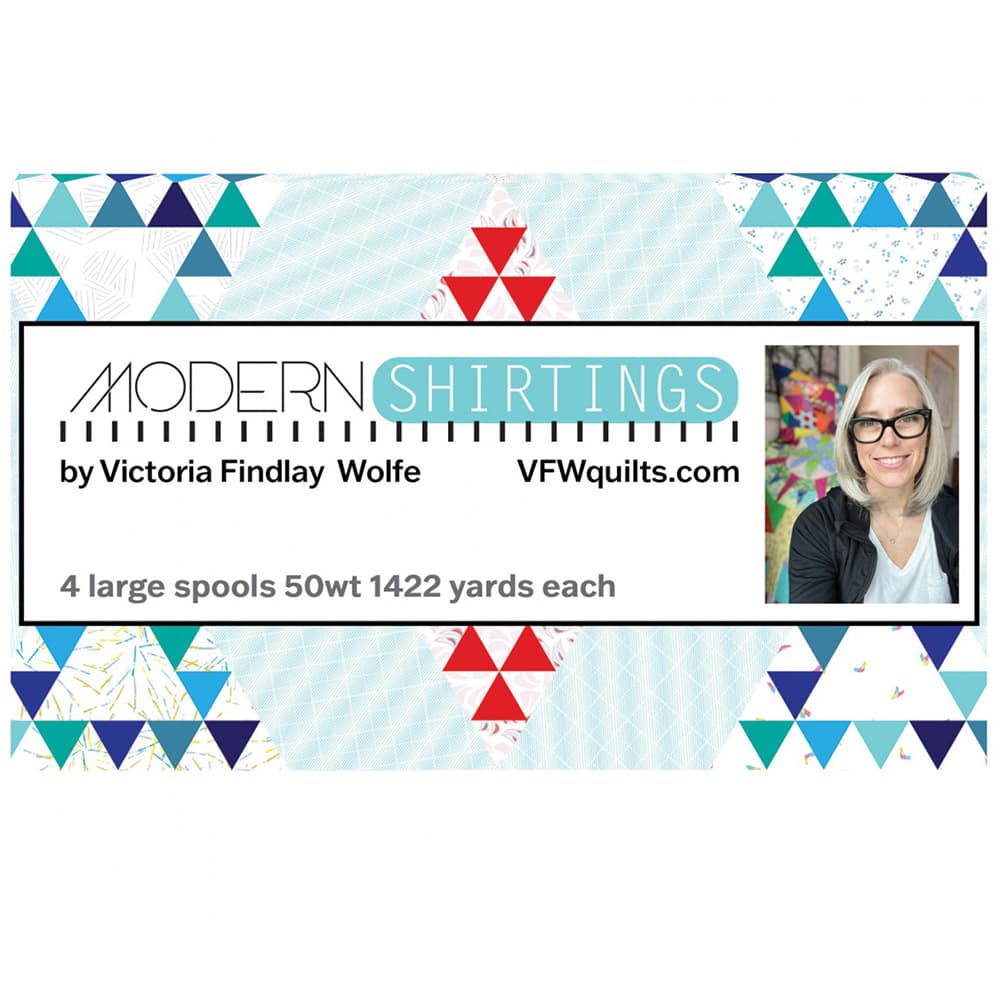 Aurifil, 4 Spool, Modern Shirtings Thread Collection - 1422yds (50wt)