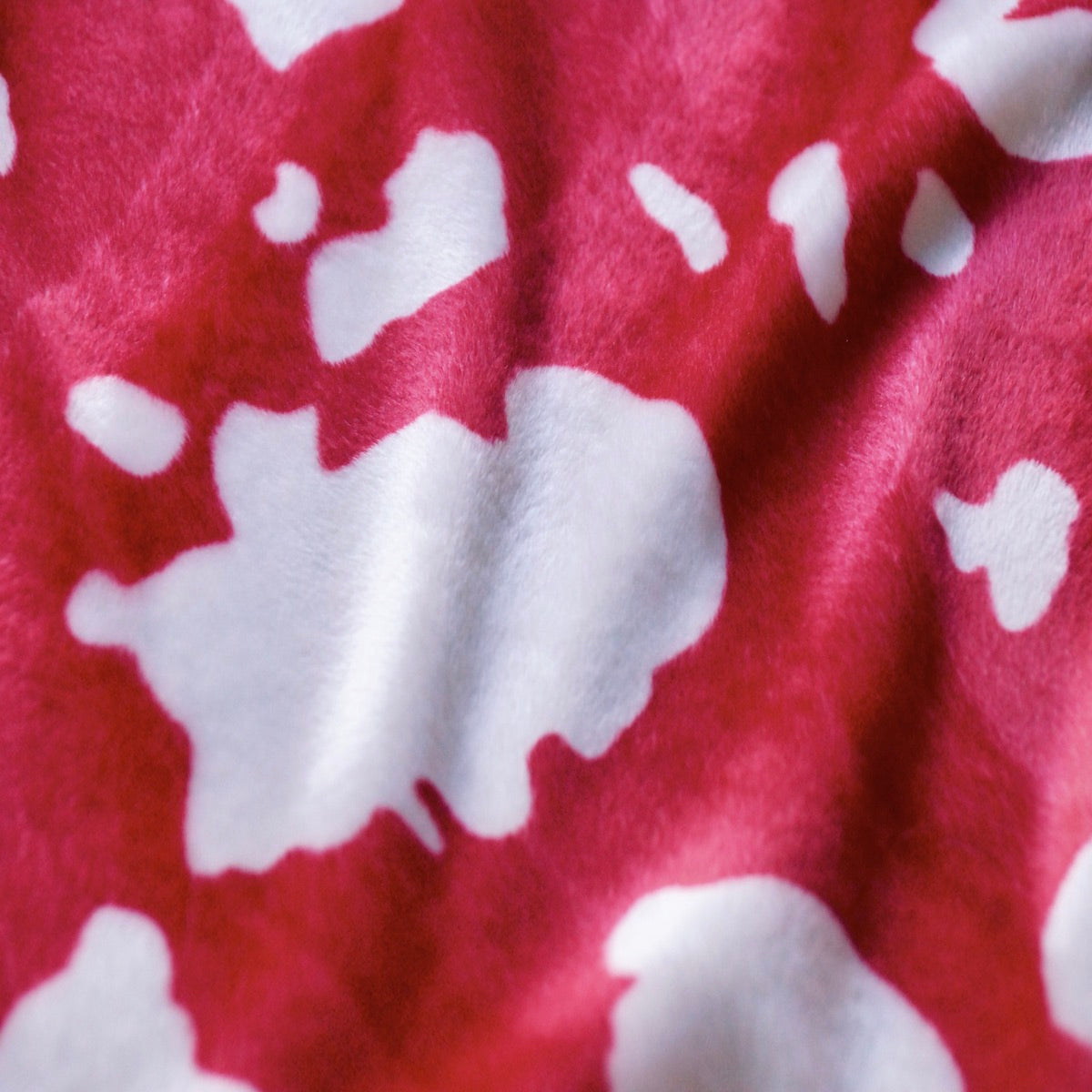 Cow Print Velboa Faux Fur