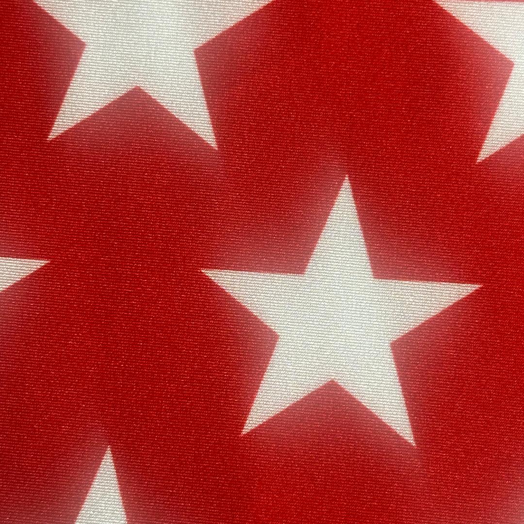 Classic Star Print Polyester Spandex | Premium 4-Way Stretch Tricot | Spandex Palace