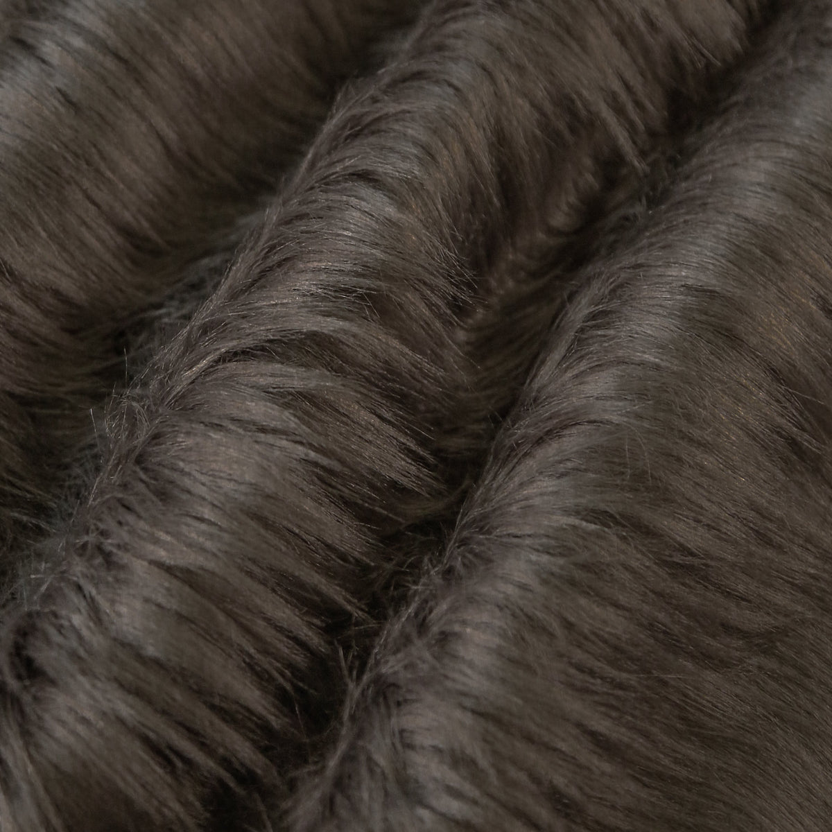 Faux Fur Fabric Squares | Dark Gray