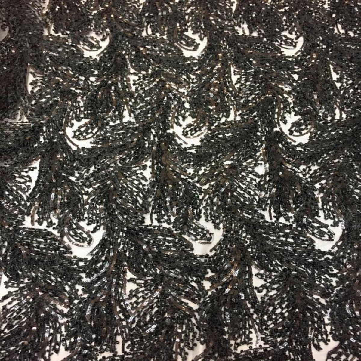 Cozy Pop Thread Floral Sequins Fabric