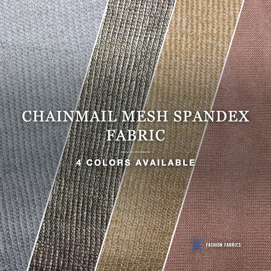 Chainmail Mesh Spandex Fabric