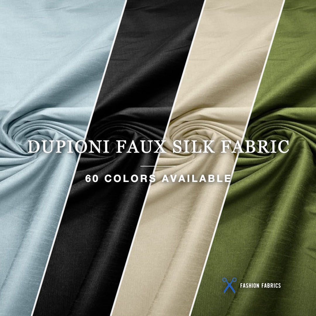 Dupioni Faux Silk Fabric