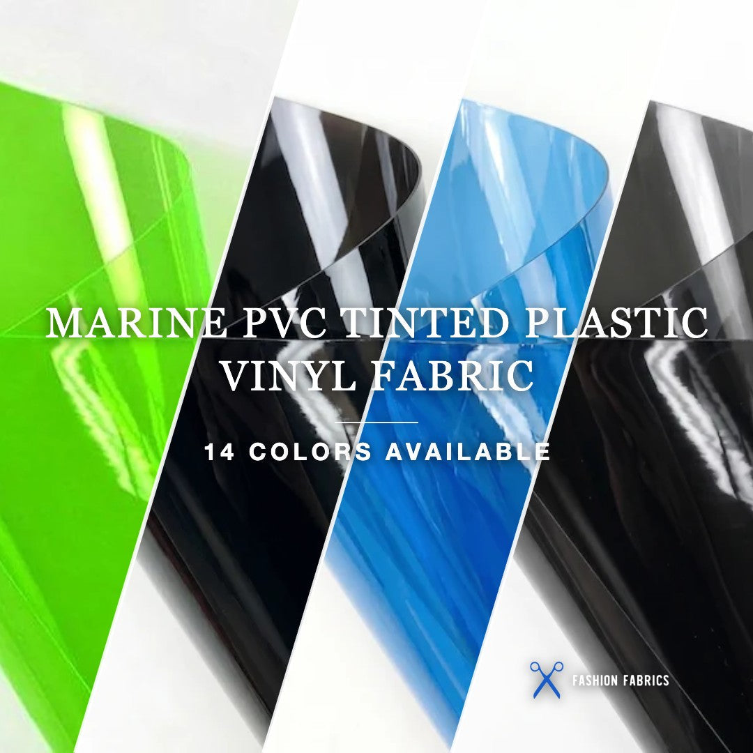Marine PVC Tinted Plastic Vinyl Fabric