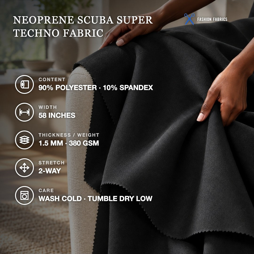 Neoprene Scuba Super Techno Fabric