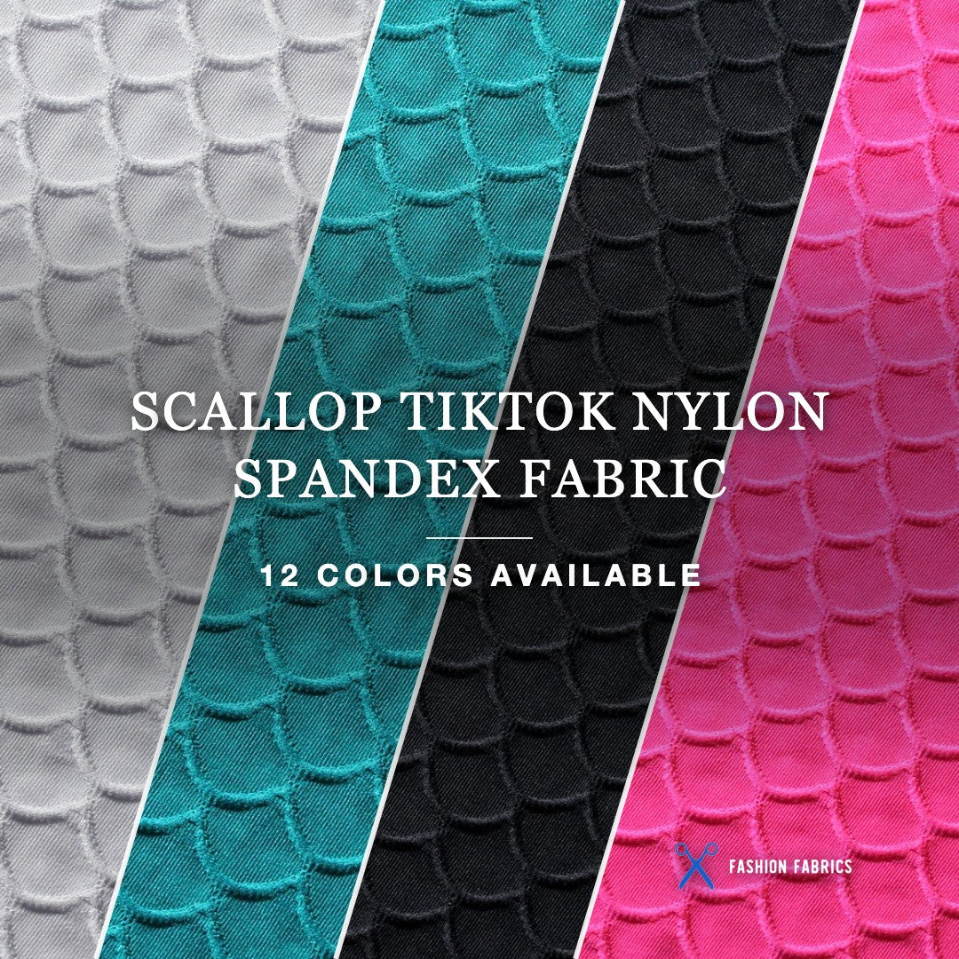 Scallop TikTok Nylon Spandex Fabric