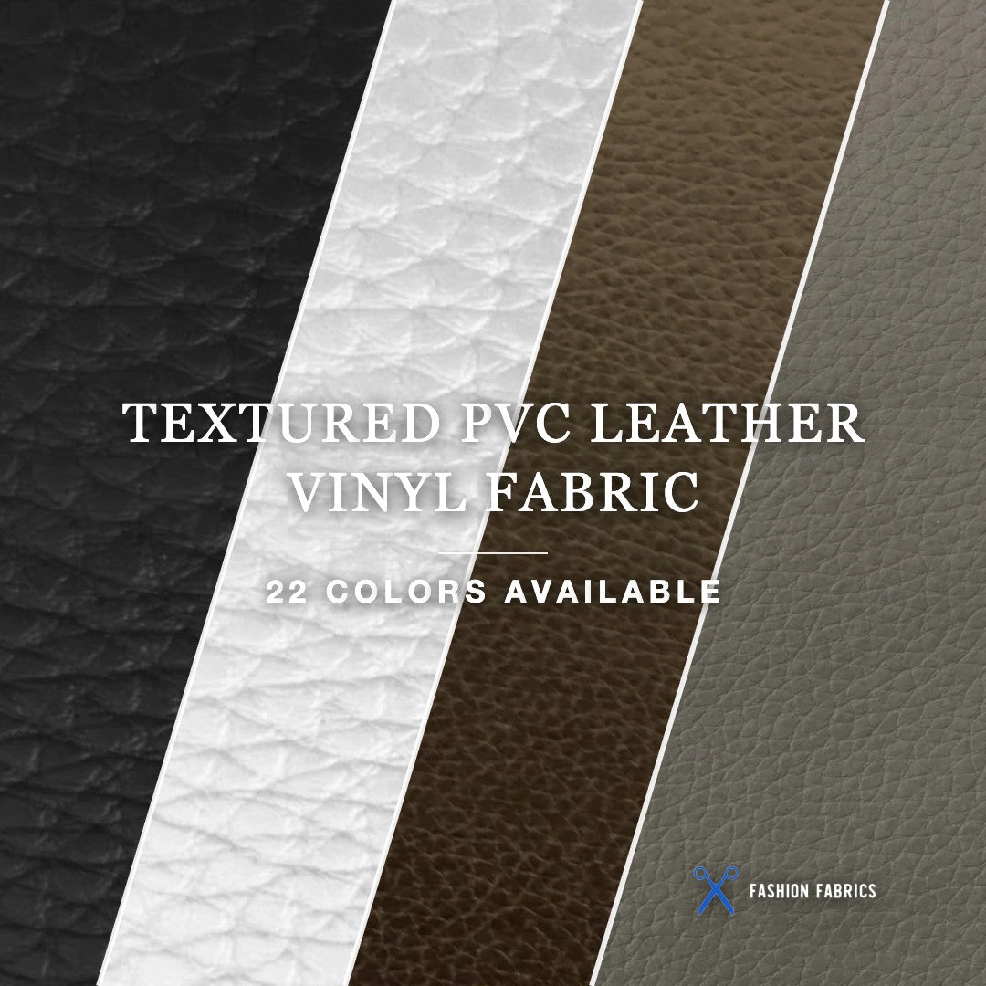 Textured PVC Leather Vinyl Fabric