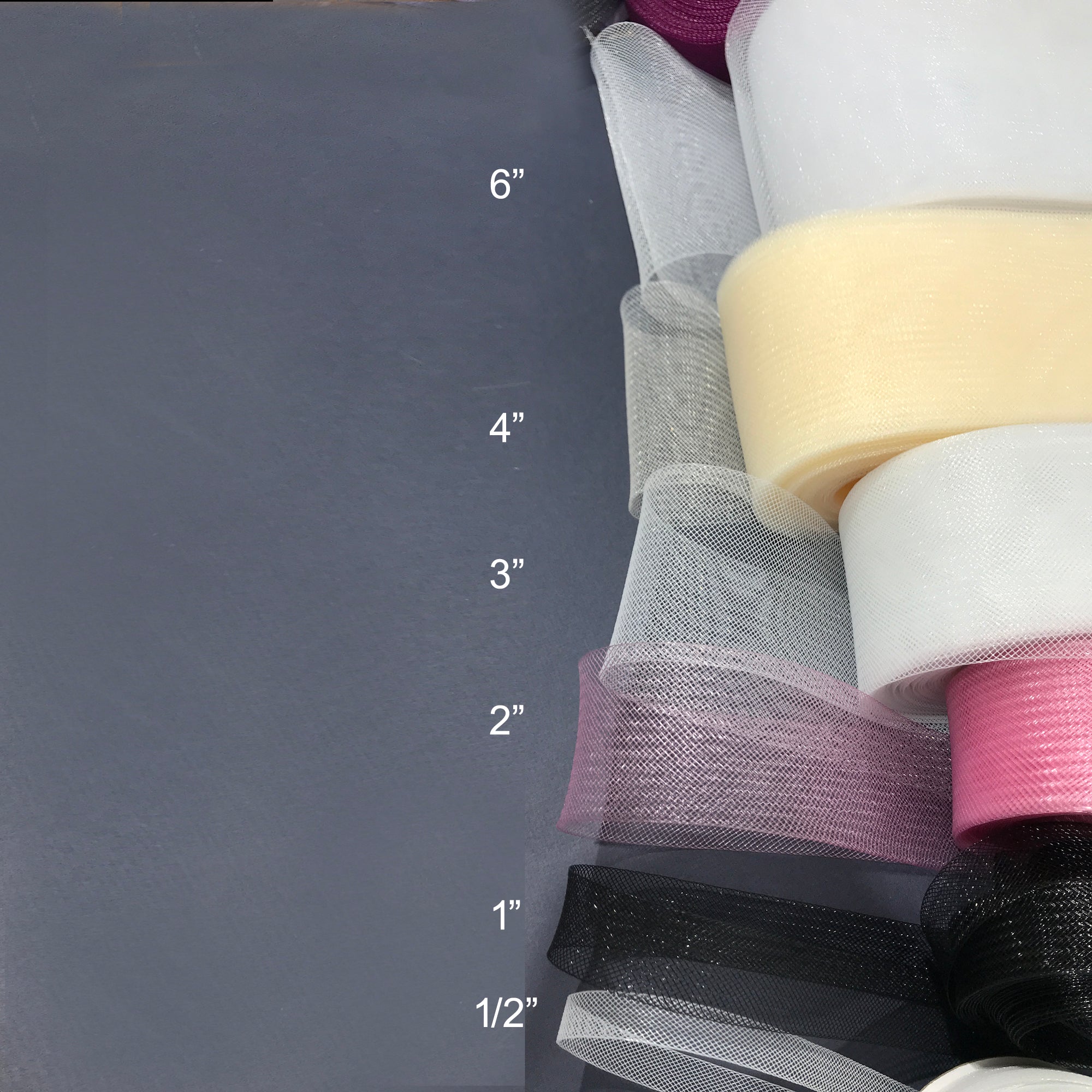 4" Wide Horsehair Braid Boning – Crinoline Trim for Bridal, Quinceañera & Costume Design | Lace USA - 4" Horse Hair