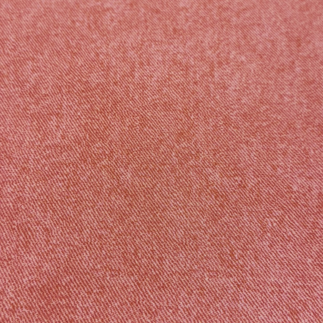 Polyester Spandex Demin Look Paper Print Fabric | Spandex Palace Red