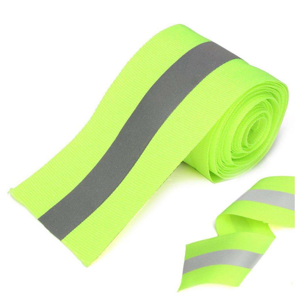 Sew on High Visibility Hi Vis Retro Reflective Fabric Tape