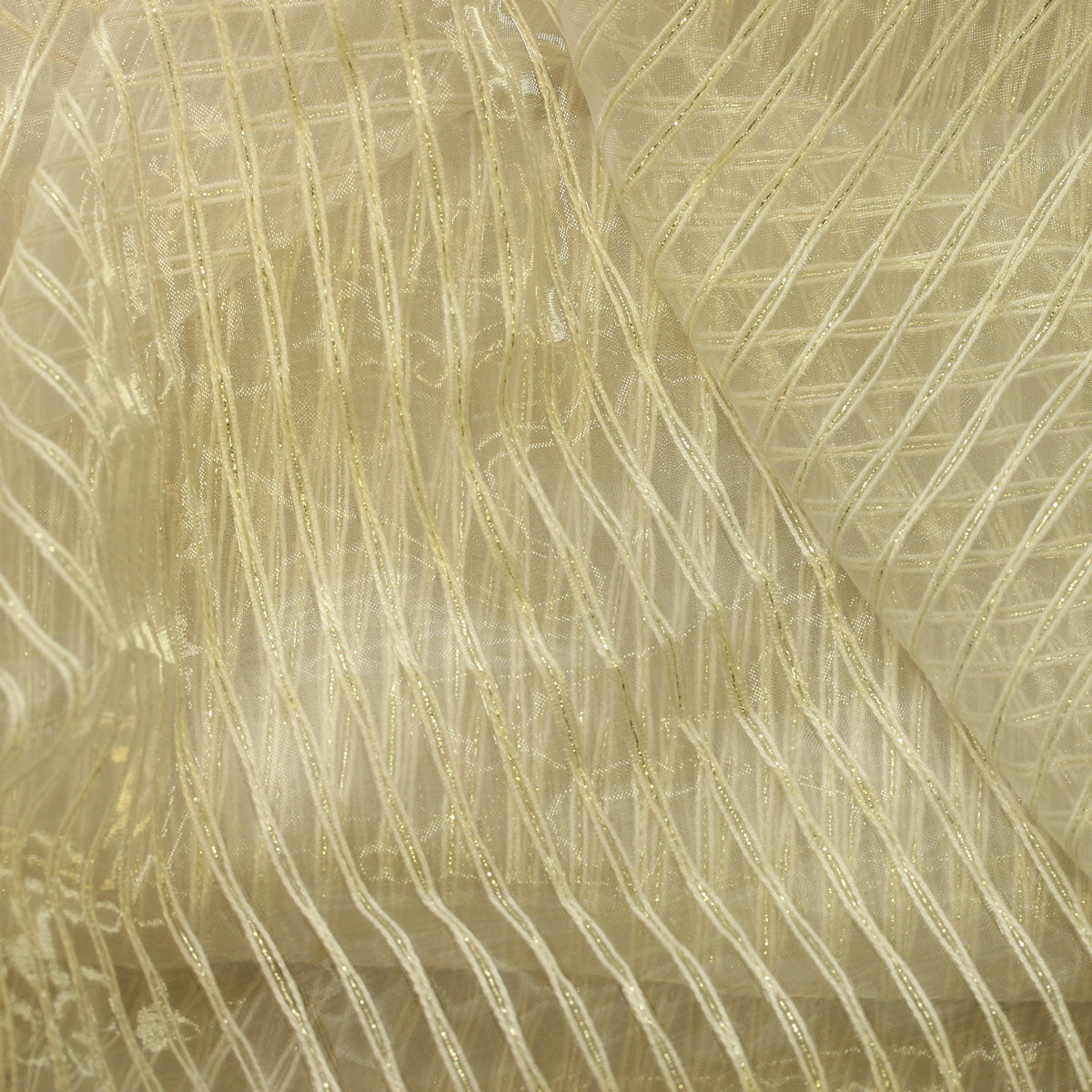 Stripe Sheer Drapery Fabric
