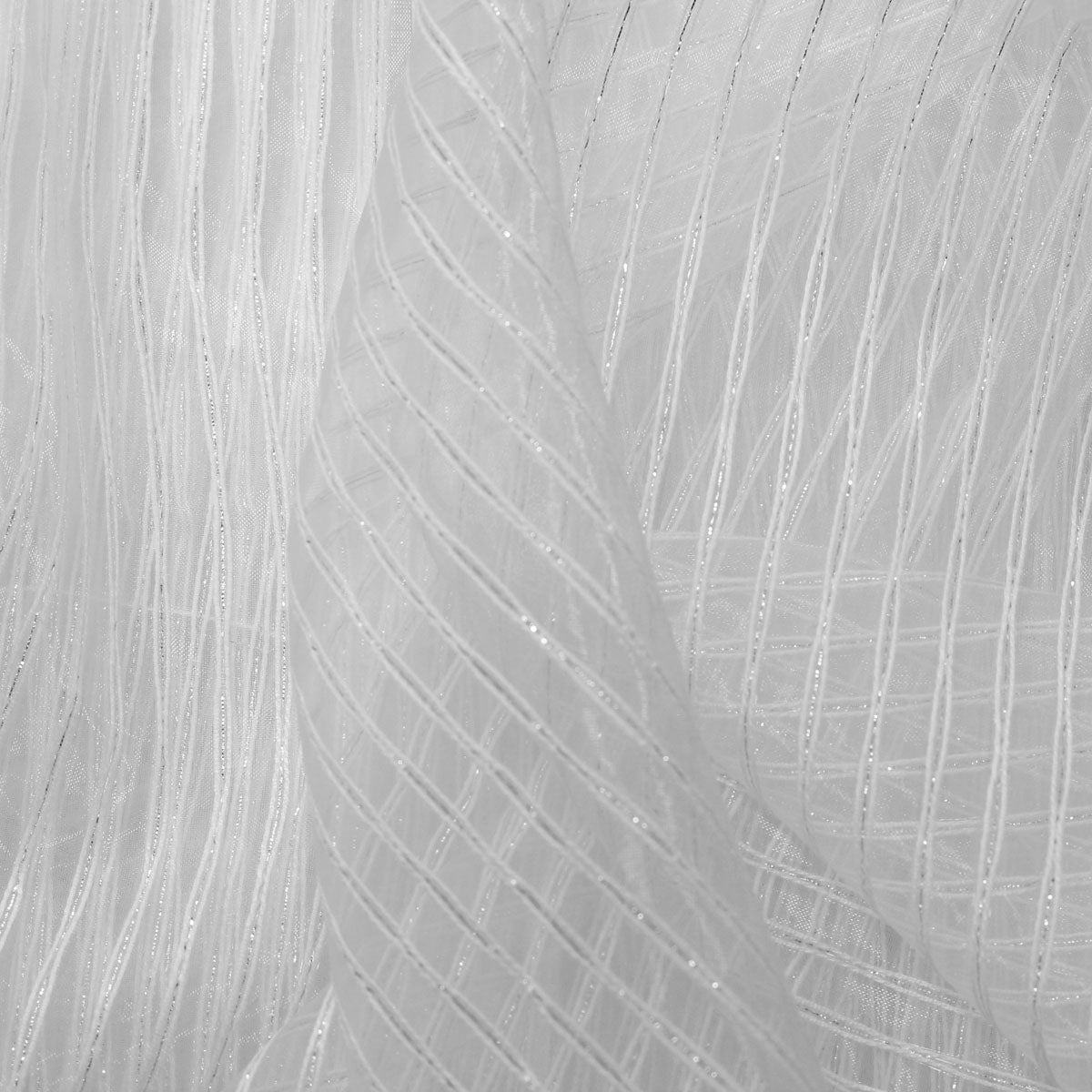 Stripe Sheer Drapery Fabric
