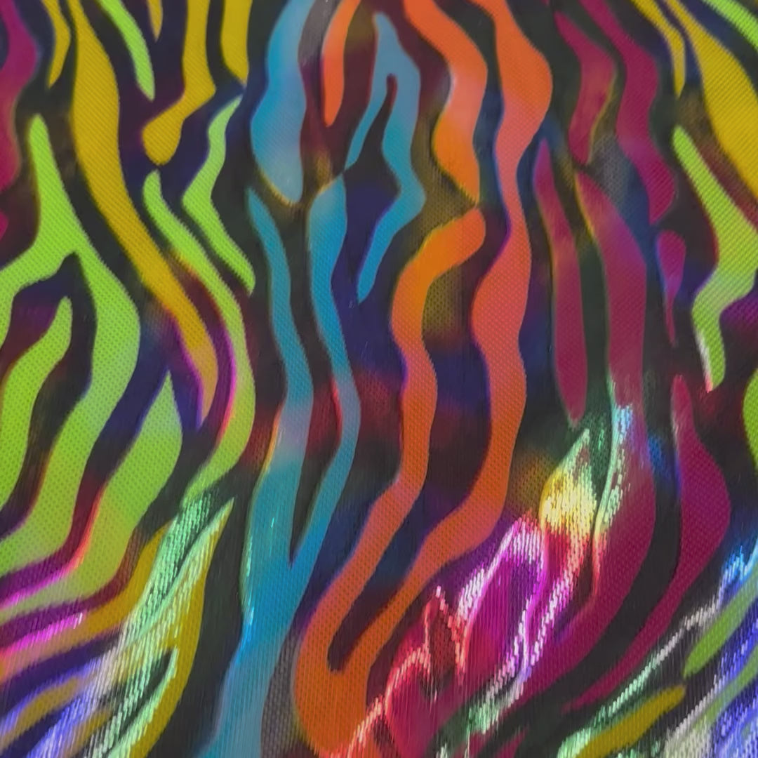 4 Way Stretch Polyester Spandex Fantastic Fever | Spandex palace multi