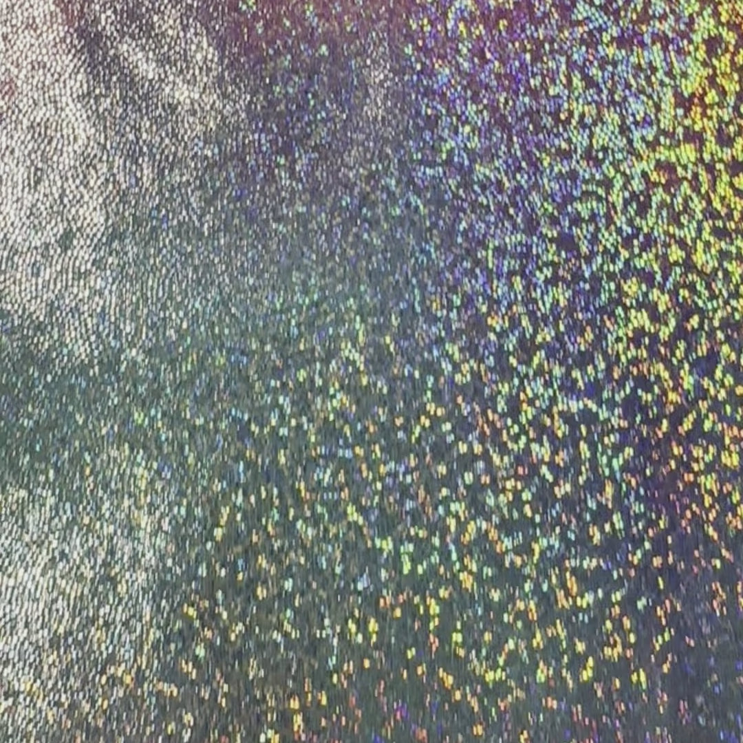 4 Way Stretch Nylon Spandex Delight Tie Dye Foggy Hologram | Spandex Palace Rainbow