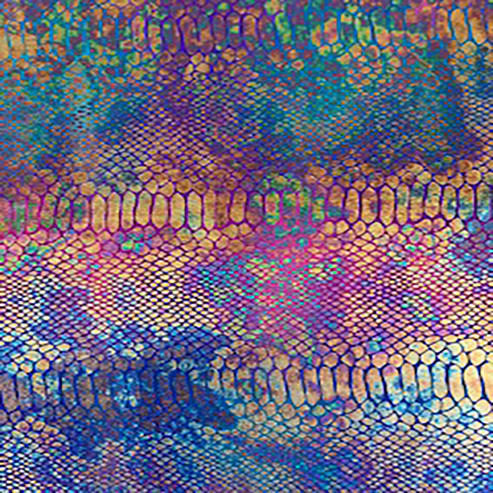 4 Way Stretch Nylon Spandex Tie Dye Amazon Snake | Spandex Palace Yellow Orange Hot Pink Royal