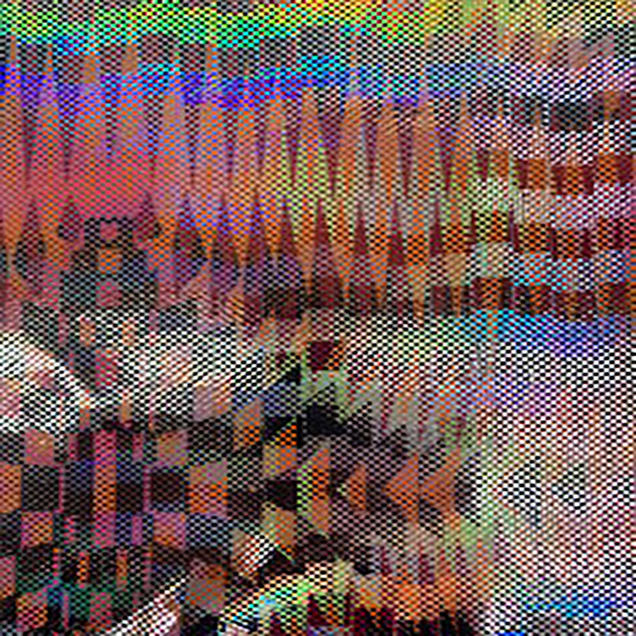 4 Way Poly Spandex Dazzle Puzzle Hologram | Spandex Palace Orange