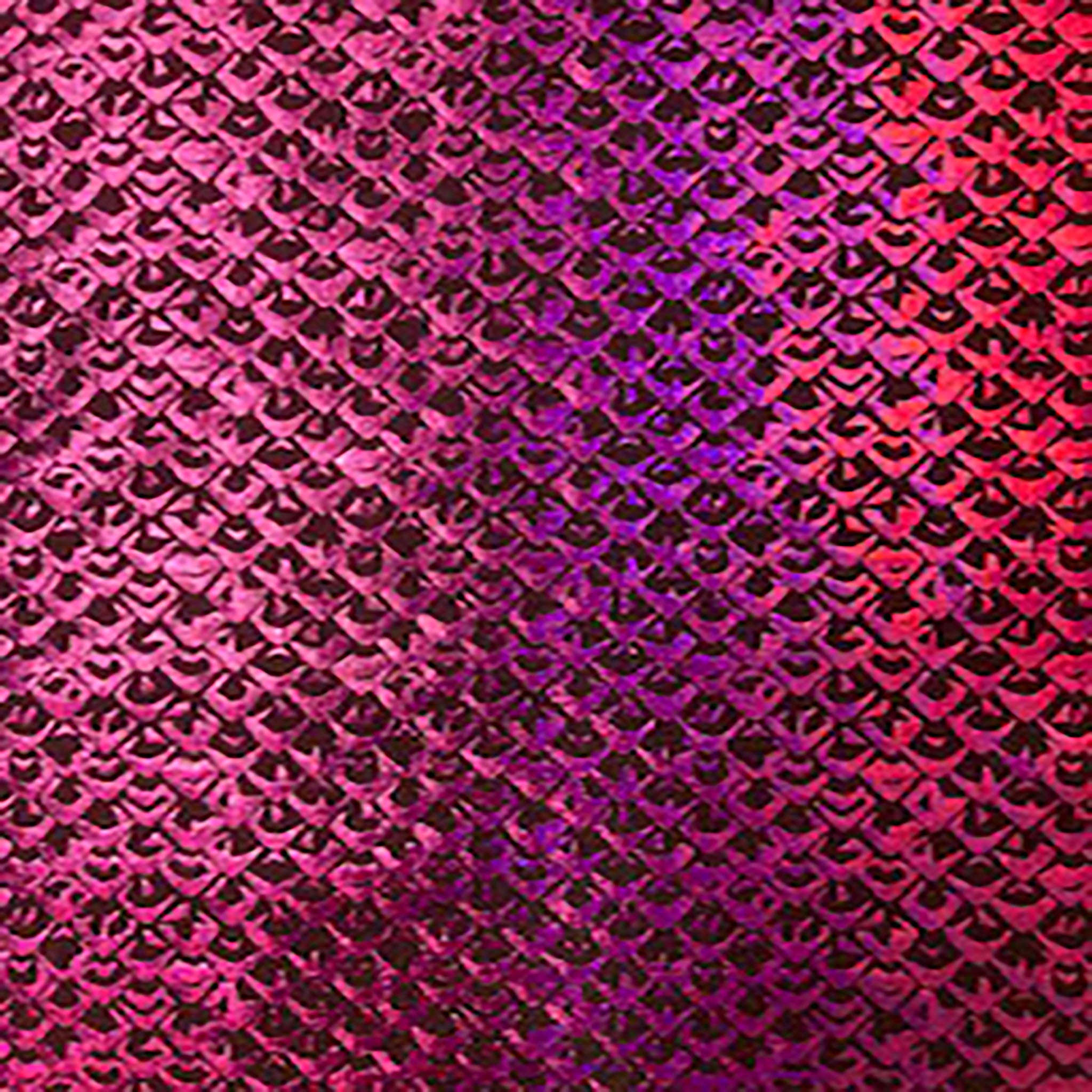 4 Way Stretch Nylon Spandex Mermaid Snake Print Hologram Foil | Spandex Palace Black Fuchsia