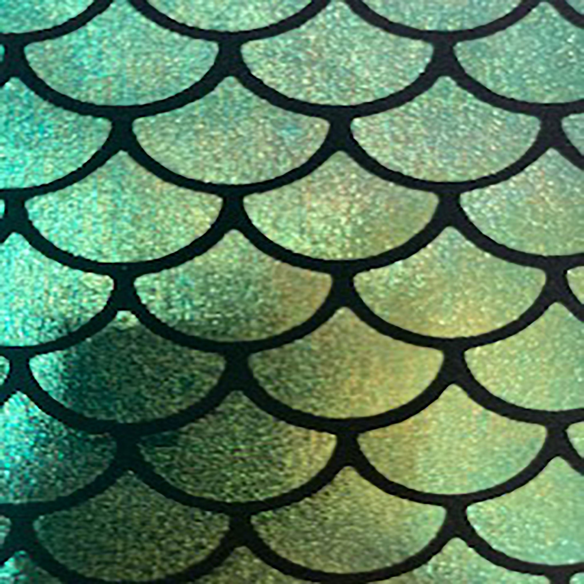4 Way Nylon Spandex Medium Shell Hologram | Spandex Palace Black Green Gold